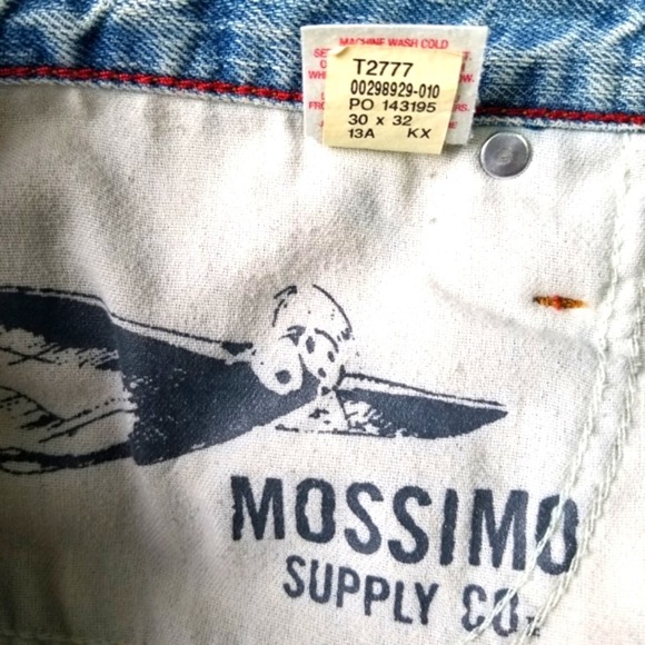 Mossimo Supply Co. Blue Jeans Men's 30x 32 Boot Cut (32x31) - Read all notes! - Picture 7 of 11